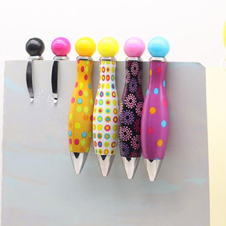 6 Pcs Ballpoint Pen Big Fat Pen Wide Grip Pen Gift Pen Smooth Writing Pen Small Pen Short Fat Pen for Student