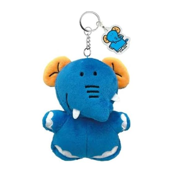 SK Japan Tabekko Animal Elephant Acrylic Stuffed Key Ring 16917