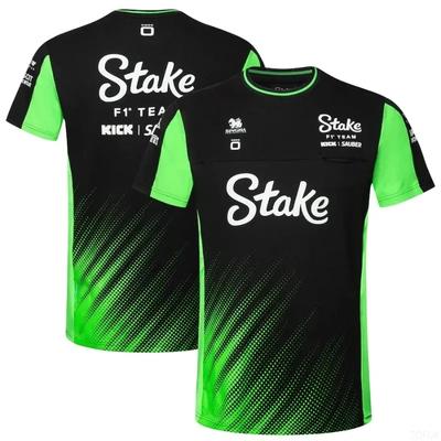 Einsatz 2025 Nico Hulkenberg Gabriel Bortoleto F1 Teamwear T-Shirt Herren Heißer Verkauf Neue Sommer Damen Kurzarm Tops Hemden Kinder