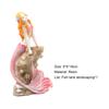 Yousheng Aquarium Mermaid Statue Realistic Shape DIY Resin Whimsical Design Aquarium Mermaid Decoration Pet Supplies