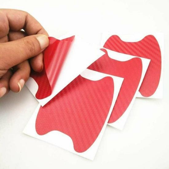 4Pcs Car Door Handle Protector Anti Scratch Sticker Film Stickers Accessories