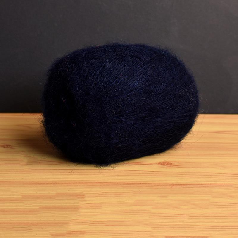 Mohair Fine Wool Yarn Knitting Sewing Thread Soft Skin-friendly Crochet for Sweater Scarf Shawl