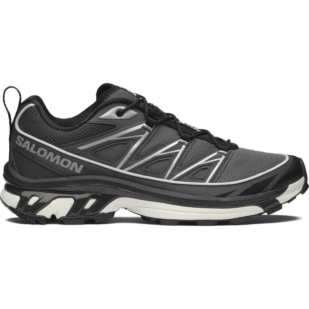 SALOMON XT 6 Outdoor Shoes Men's Low Top Stone Gray/Asphalt Gray/Black Sneakers 478590