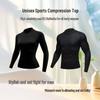 Unisex Quick-Dry Long-Sleeve Compression Sports Top