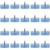 20PCS Screw On Furniture Pad,TTZEZE Furniture Sliders for Wooden,Heavy Duty Square Rubber Table Chair Leg Pads with Screws,Best Floor
