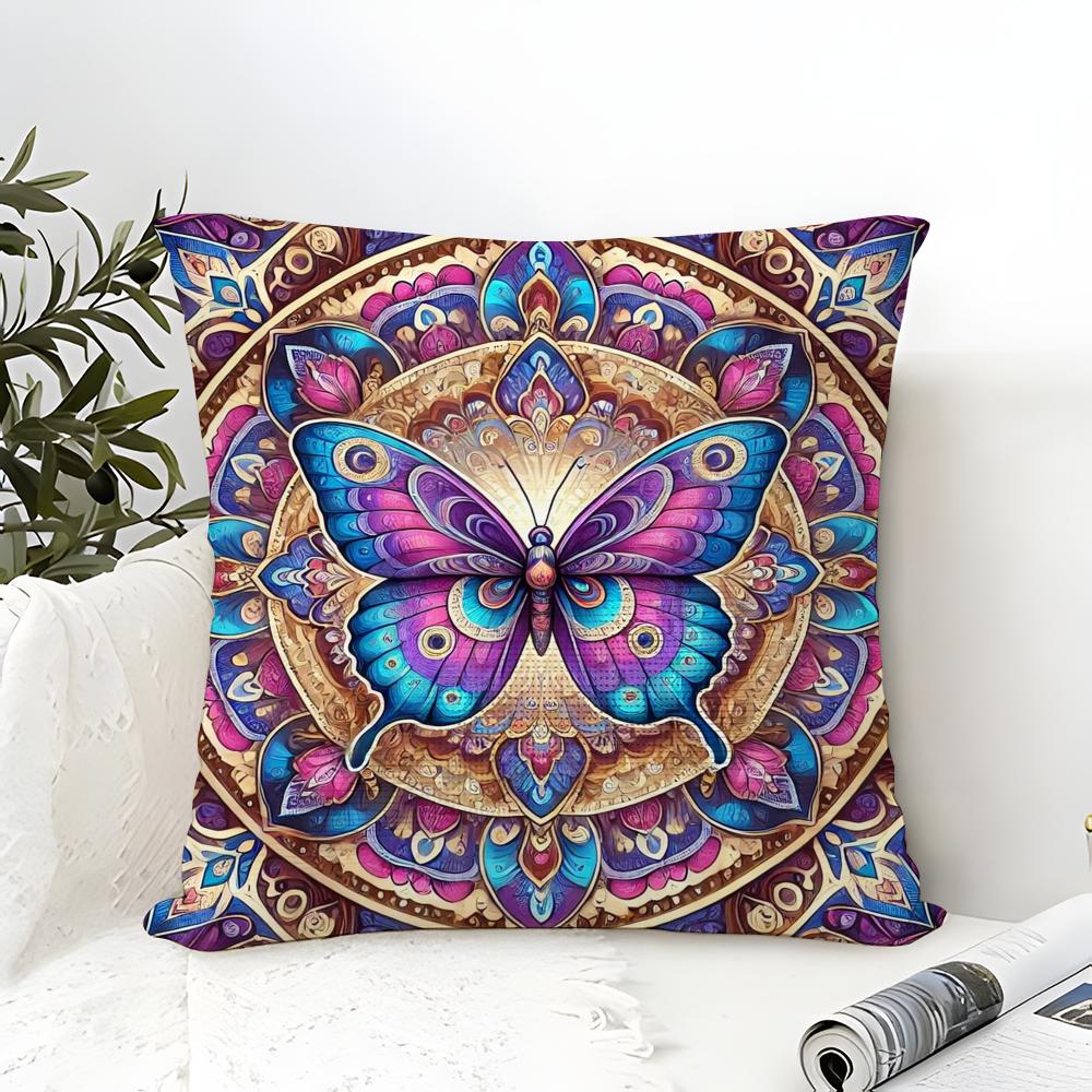 Beautiful Scenery, Elegant Natural Prints Pillow Case Linen Pillow Case Sofa Home Decor Cushion Cover Cushion Cove