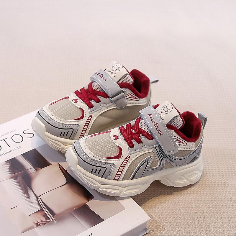 

Winter Girls Platform Sneakers Warm Fleece Lined Casual Running Shoes for Big Kids size 37