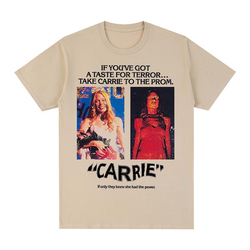 Carrie Suspiria The Exorcist Rosemary's Baby Repulsion Horror Movie T-shirt Cotton Men T Shirt New TEE TSHIRT Womens Tops