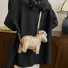 Small Bag Female Doll Pony Cross-body Bag for Small-sized Phones Small Square Bag