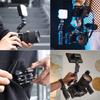 ULANZI F22 Magic Quick Release Double Ball Head with Adapter with Screws On Both Adjustable Monitor 5kg Weight Aluminum Alloy Compatible with LED Fill