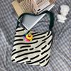 Slouchy Canvas Shoulder Bag for Women with Large Capacity
