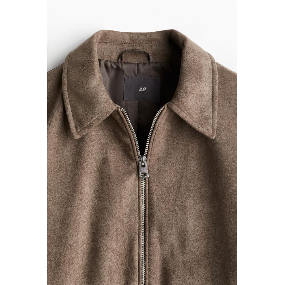 H M Regular Fit Jacket Grey