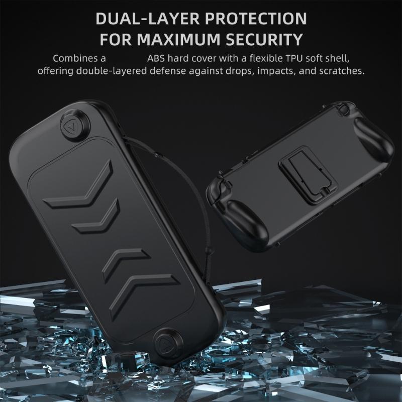 Console Protector Case Sleeve for NS2 Housing Full Protections Shell with Handle & Kickstand Scratchproof Cover
