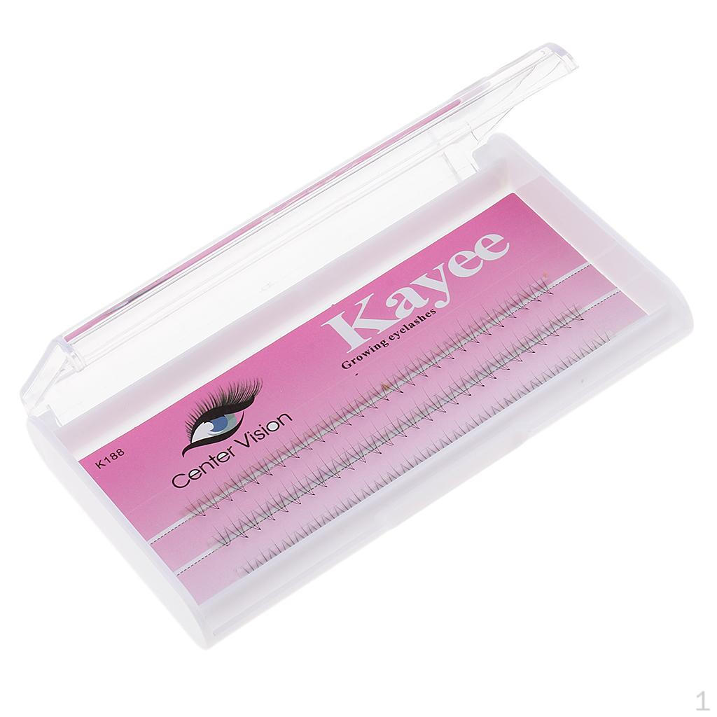 

Black Individual False Eye Lashes Extension Makeup 8 -12mm 8mm