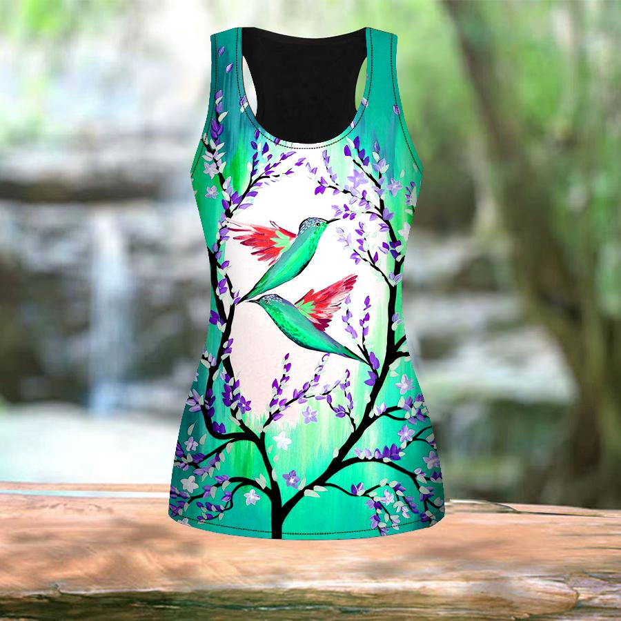 3D Red Bird Print Damen Workout Yoga Gym Bedruckte Sommersporthemden Plus Size Westen
