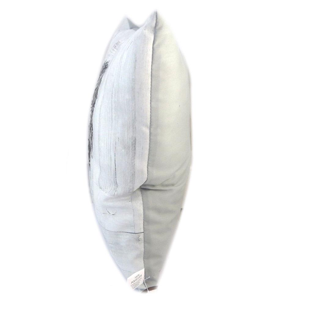 Les Trésors De Lily [P2964] - Designer Cushion 'Boho' Light Gray (Dream - Believe and Dare) - 30 Cm