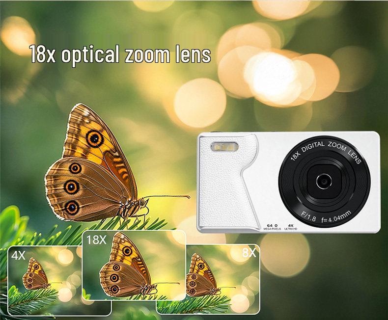 HD Mini Digital Camera for Students: Home & Selfie Camcorder