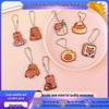 Customizable Cute Capybara Acrylic Keychain - Cartoon Bag Pendant & Student Gift