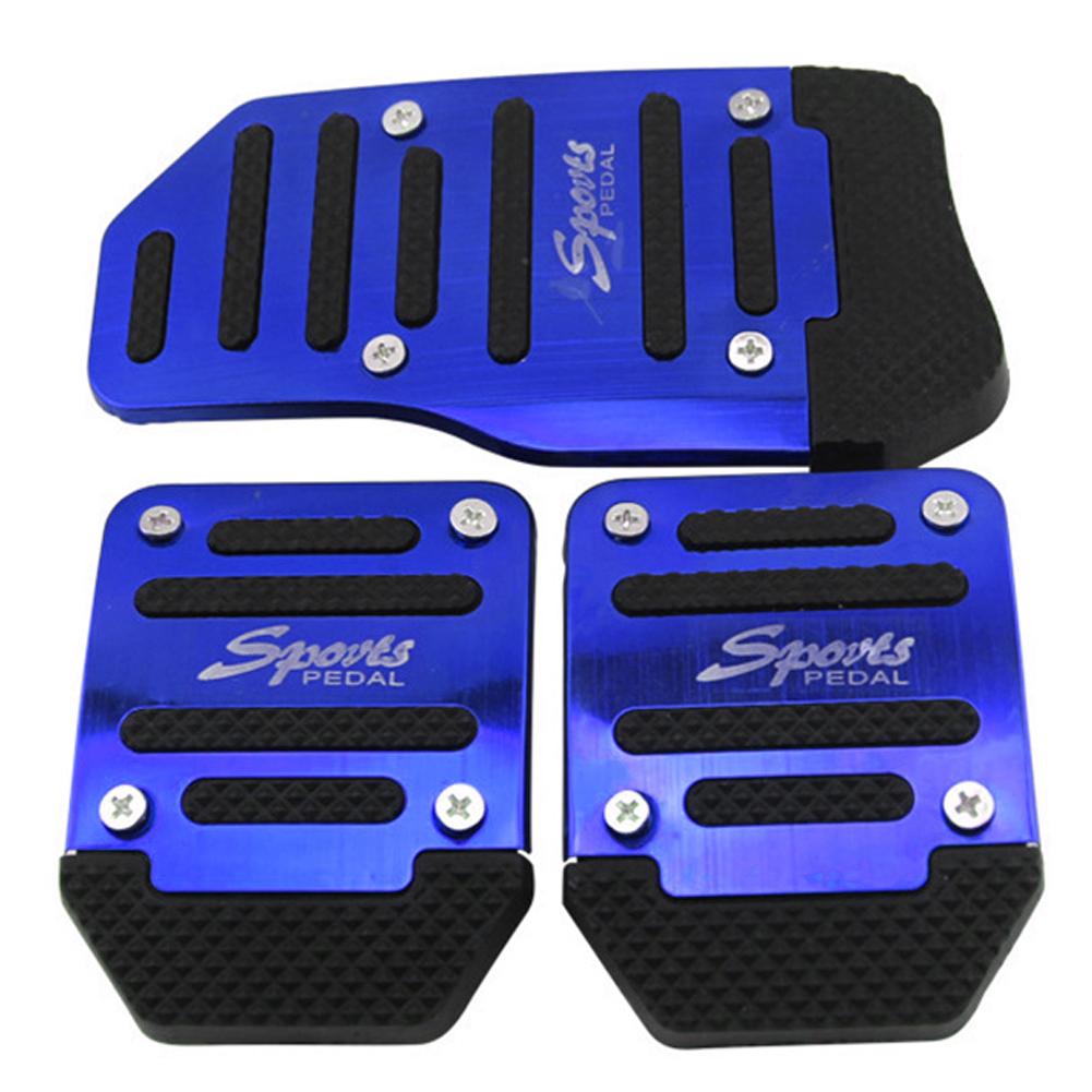 3Pcs/set Universal Car Manual Series Automatic Brake Accelerator Non-slip Foot Rest Pedal Pad Cover Car Accessories