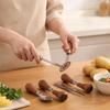 Stainless Steel Cheese Tool With Comfortable Wooden Handle Rust Resistant For Home Kitchen Party