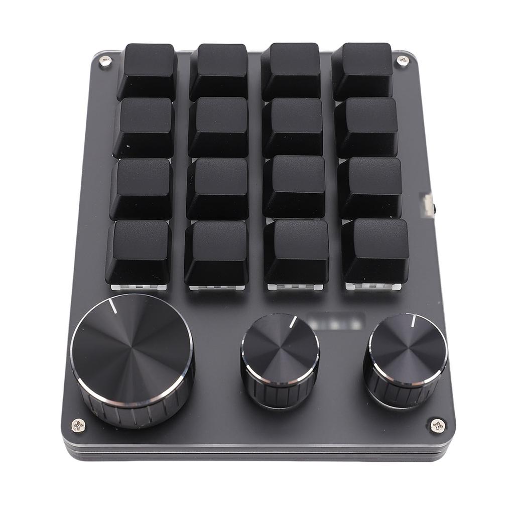Custom Keypad NaMacro Pad Programmable 16 Key Wired Small Mechanical Gaming Keyboard for Copying Pasting PS Graphics