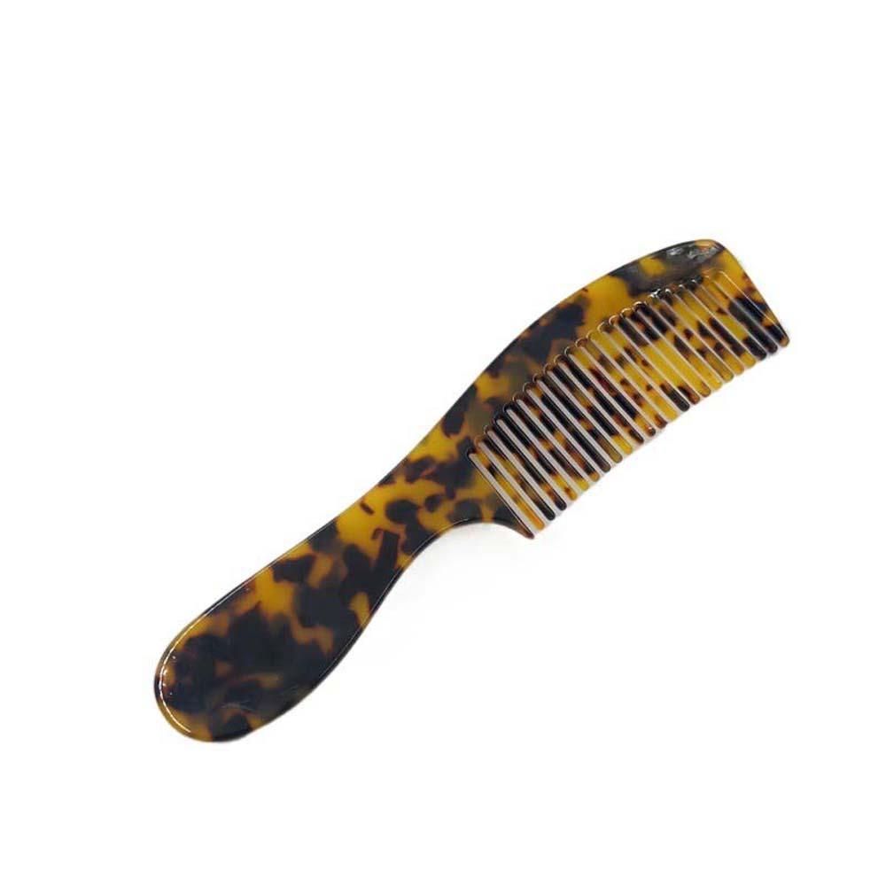 Leopard Print Acetate Comb Hair Styling Tool Hairdressing Combs Hair Care Makeup Comb  Dormitory