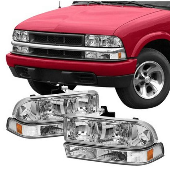 1998-2004 Chevy S10 Blazer Headlights & Bumper Lights