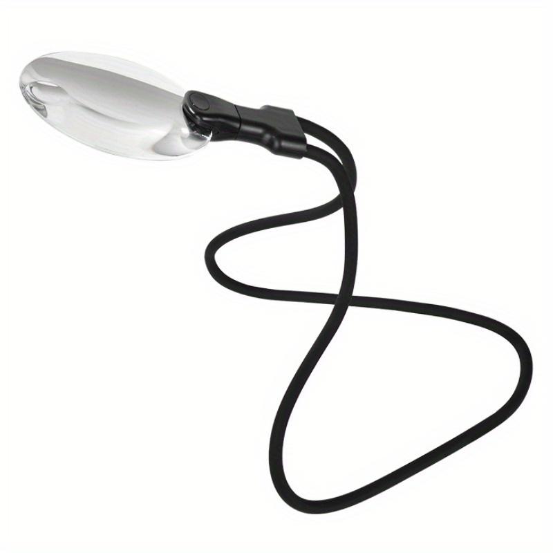 Ultra HD 3X 10X Magnifying Glass Neck Hanging, Multifunctional Handheld Tabletop Magnifier for Seniors, Adjustable Neck Accessory for Reading, Sewing