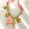 Lightweight Necklace Ocean Themed Neckchain Jewelry With Realistic Shell Charm, Strong Stainless Steel Neckwear