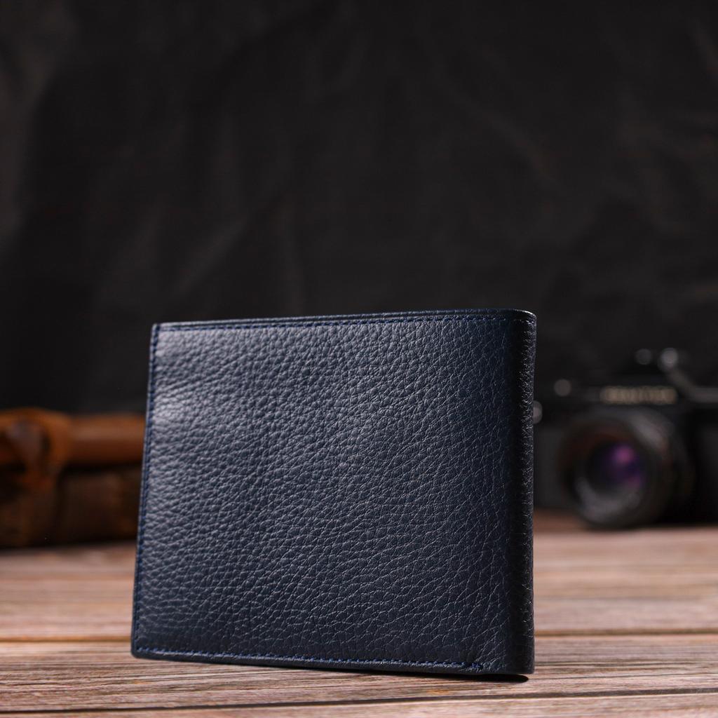 The Perfect Men's Wallet Made of Genuine Leather Flotar CANPELLINI 21787 Blue