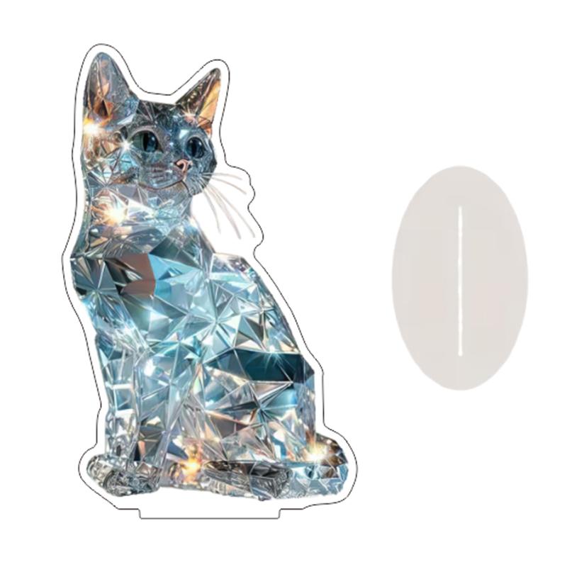 Dekoracyjna Figurka Dekoracja Smoka Do Biura Prezent na Parapetówkę Dekoracja Biurka Ornament 2D Akrylowy Ornament na Biurko