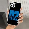 Band U-U2 Rock Phone Case for Iphone 17 Air 16 15 Plus 14 13 Mini 12 11 Pro Max 16E 7 8 SE 2020 Soft Funda Print Shell 17 Air 16