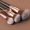 HMU Hot Selling Make up Brushes Black Gold Manufacturers OEM 7 10 15 Pcs Makeup Brush Set With Case