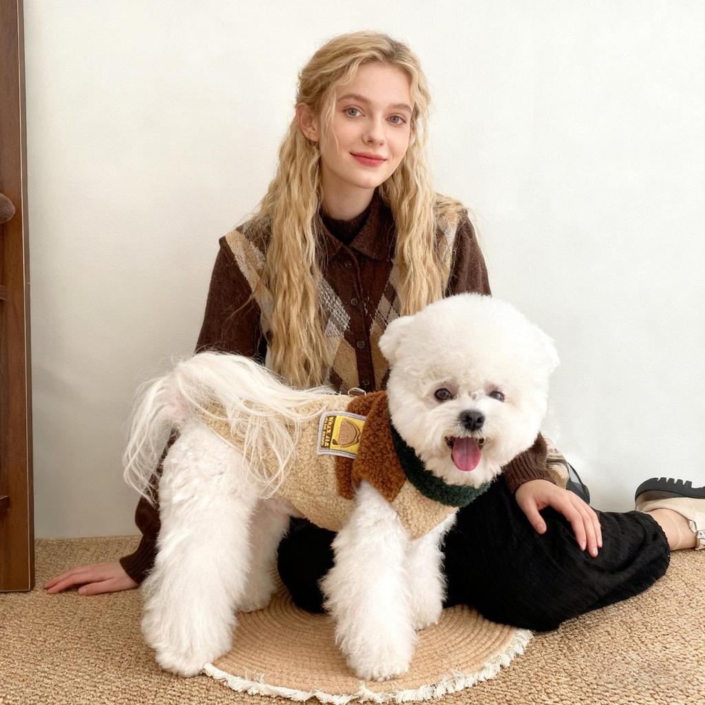 Dog Clothes Soft Machine Washable Pet Clothing Dog Sweater For Photography Party Festive Show Parade Family Gathering Fall