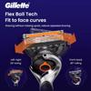 Gillette Fusion 5 Razor 1 Handle 4 Razor Heads 1 Stand