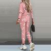 Autumn Women's Long-sleeved and Long-pants Casual Set with Letter Prints