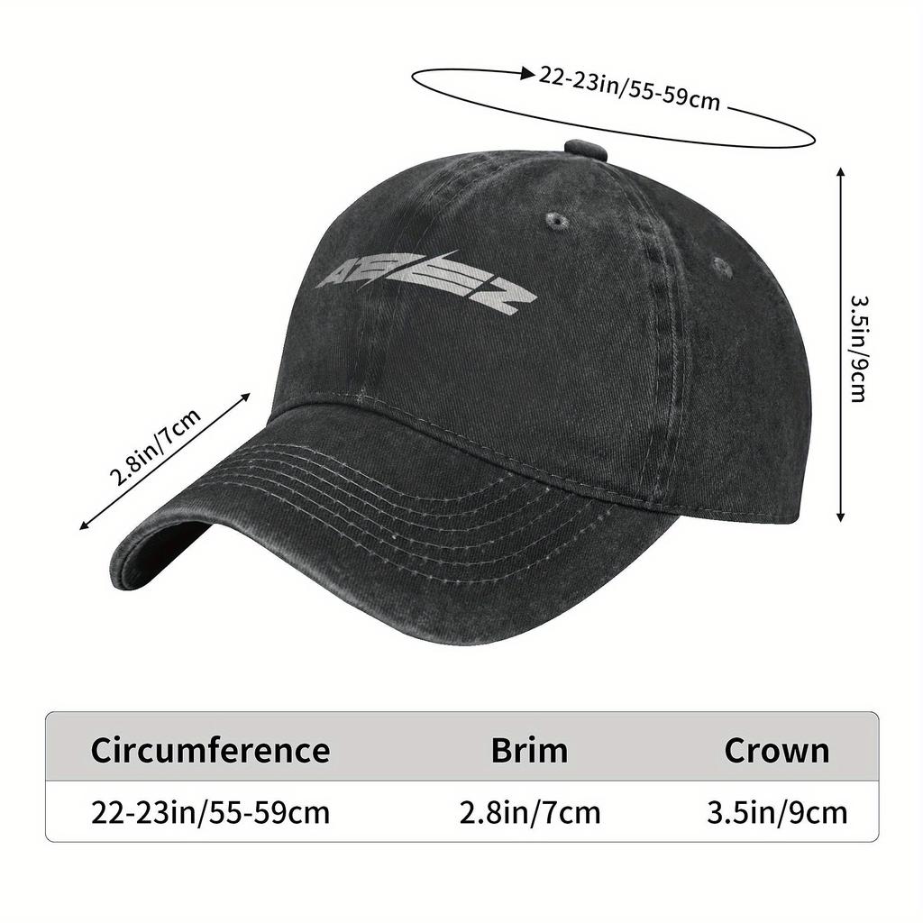 Gewaschene Baseballkappe im ATEEZ-Stil Unisex Leichte und trendige Outdoor-Sport-Trucker-Kappe Für jede Jahreszeit geeignet