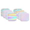 2025 Trend 200Pcs Button Maker Supplies Glittering Film For Pin Maker Machine Kit 4 Styles Clear Holographic Laminate Sheets