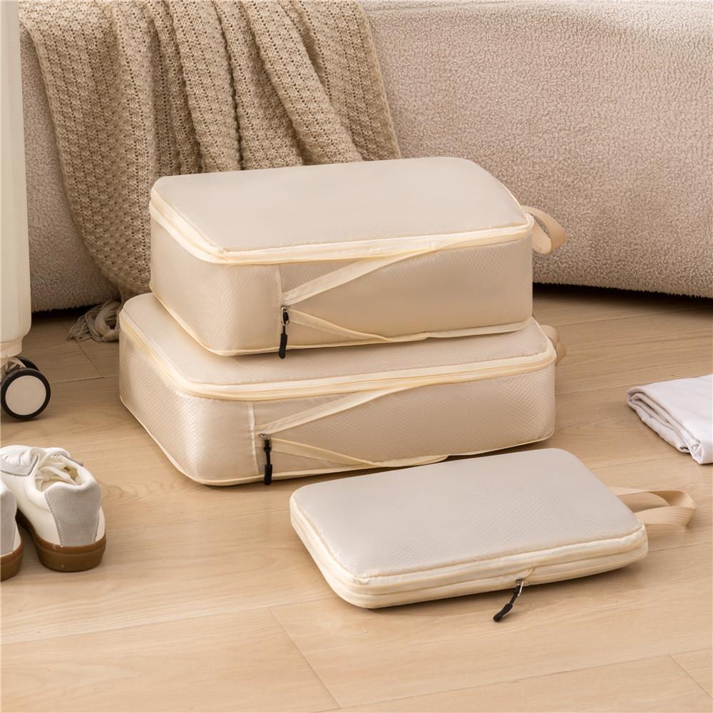 Travel Storage Set With Compression Bags For Clothes And Shoes For Efficient Packing