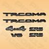 Car Emblem Overlay Kits For 2016- Tacoma Replacement Letter SR5 V6 4X4 Black