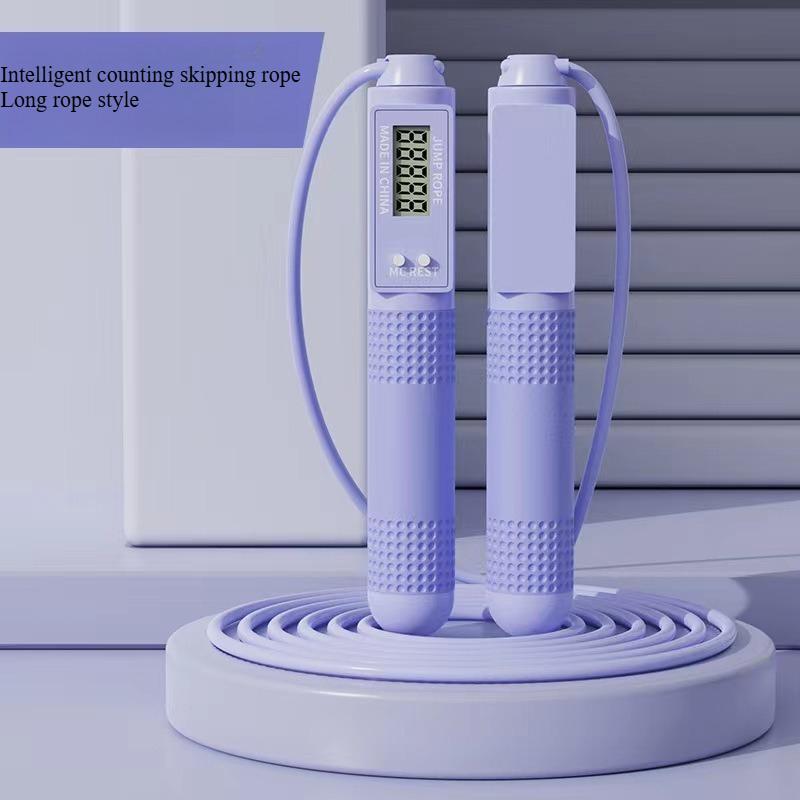 Fitness shaping weight loss exercise adult fat burning weight bearing counting skipping rope