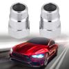 2Pcs 32mm M18*1.5 O2 Oxygen Sensor Extender Extension Spacer Bungs Adapter Silver