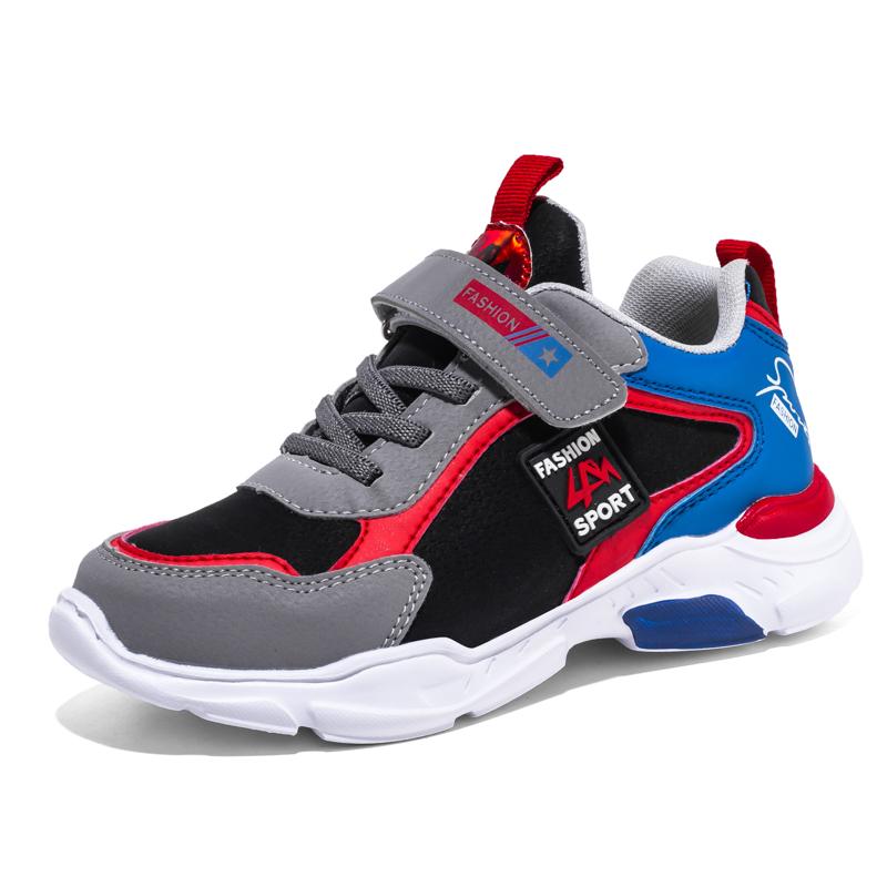Spring/fall Boys Running Shoes Kids's Lightweight Casual Shoes Big Boys PU Leather Sneakers