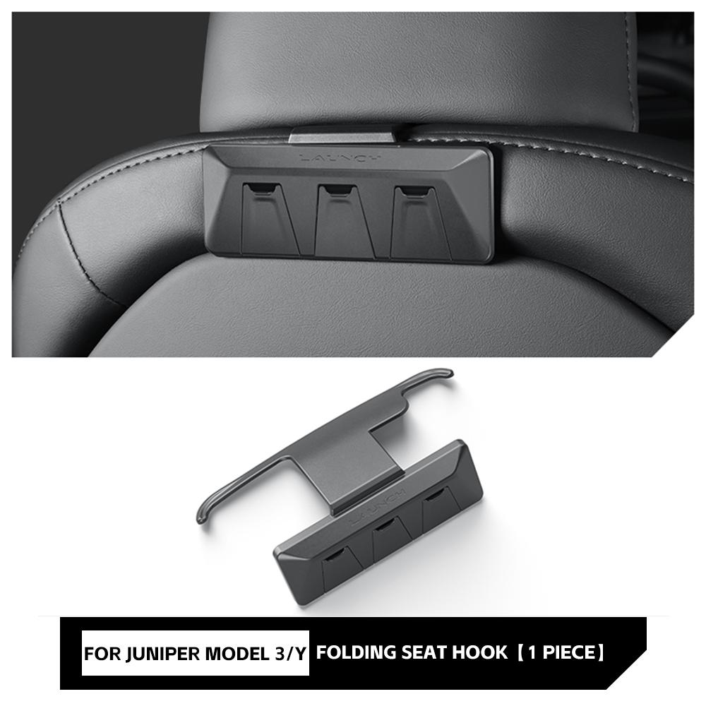 

For Tesla Model Y Juniper 2025 2026 Model 3 Highland 2025 2025 2026 Car Hidden Seat Hook Headrest Rear Hook Interior Accessories коричневый