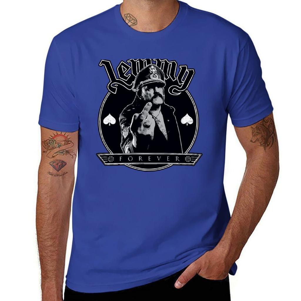 Lemmy Forever T-Shirt Graphics Anime Clothes Plus Size Tops Mens Vintage T Shirts