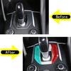 For Alfa Romeo Giulia 2017-2019 Real Carbon Fiber Car Center Console Gear Shift Panel Cover Trim Car Interior Accessories