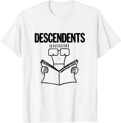 Authentisches Descendents Everything Sucks Slim Fit T-Shirt Weiß S-2XL NEU