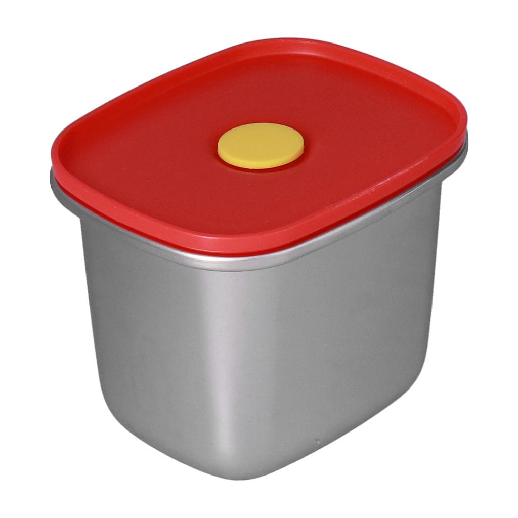 Lunch Box Red Excellent Sealing Easily Clean Environmental Protection Food Storage Containers for Students550ml
