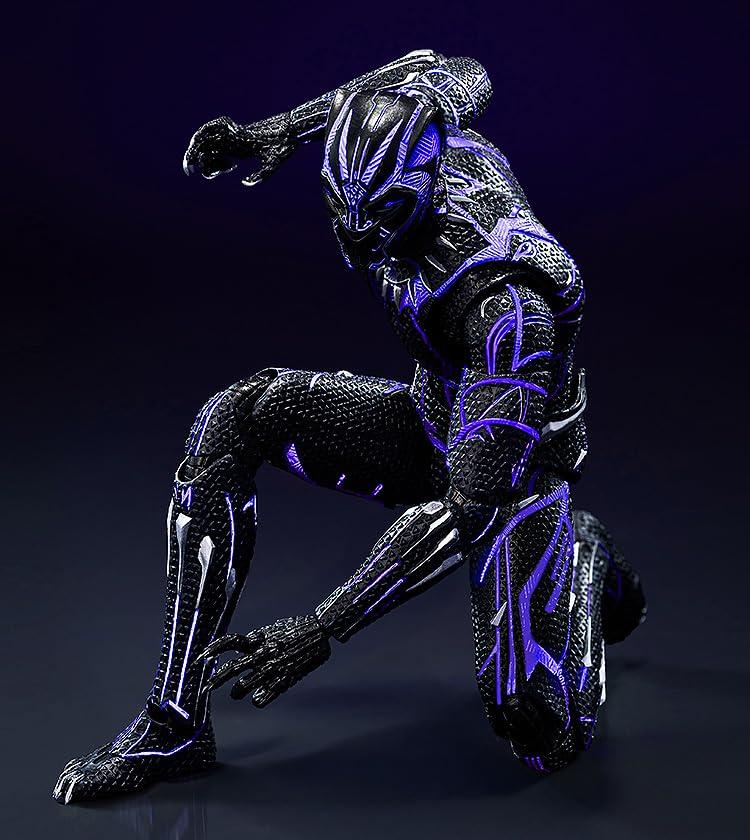 Threezero DLX Marvel The Infinity Saga Black Panther Energy Scale ABS PVC POM Zinc Alloy Other Metal Painted Action Figure Studios' [Kinetic Charged]