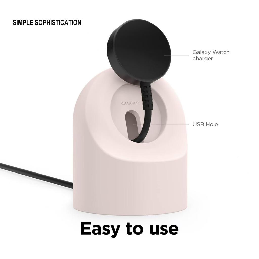 Compatible with Samsung Galaxy Watch 7 Charger Stand 40 44 46mm Galaxy Watch 3 4 5Pro 6 Charge silicone Stand Charging baser